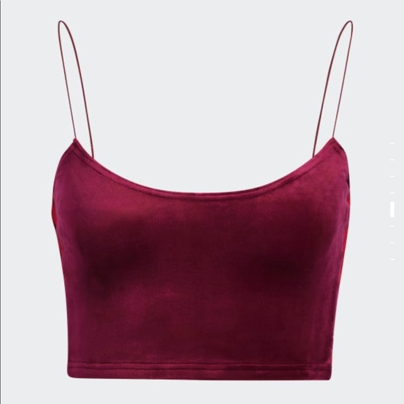 ❤️‍🔥 Velour Brallette/Crop Tank Adidas x IVY PARK ❤️‍🔥 - Picture 2 of 5